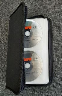 CD/DVD Tasche für 48 CDs in schwarz