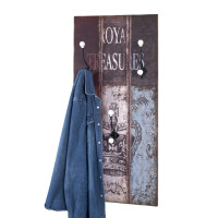 Haku Wandgarderobe, Vintage Optik, in Royal Motiv 3
