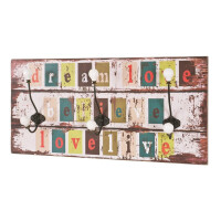 Haku Wandgarderobe, Vintage Optik, mit D gallery