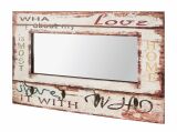 Haku Wandgarderobe, Dekor Schriftzug in Vintageoptik, 4...