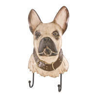 Haku Wandgarderobe Bulldogge aus Metall  gallery
