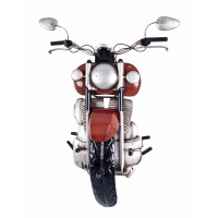Haku Wandgarderobe aus Metall in 3D Vintageoptik Motorrad, mit 3 Garderobenhaken 1