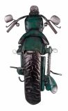 Haku Wandgarderobe aus Metall in 3D Vintageoptik Motorrad, mit 3 Garderobenhaken und Spiegel
