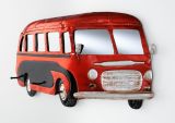 Haku Wandgarderobe aus Metall in 3D Vintageoptik Bus , 5...