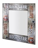 Haku Wandspiegel aus Metall in Vintageoptik "Rock...