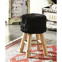 Haku Hocker rund mit Felloptik-S gallery 16_2nd