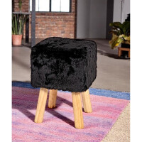Haku Hocker quadratisch mit Fell gallery 15_2nd