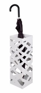 Haku Schirmständer aus weiß lackiertem Metall