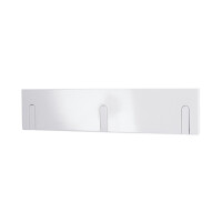 Haku Wandgarderobe aus MDF Hochglanz Wei&szlig; mit 3...
