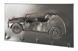 Haku Wandgarderobe - Oldtimer 6 in schwarz vernickelt, 3D...