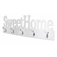 Haku Wandgarderobe "Sweet Home" aus MDF, weiß 2