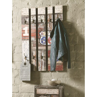 Haku Wandgarderobe in Vintage Optik "Route 66" 3