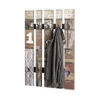 Haku Wandgarderobe in Vintage Optik "Route 66" 4