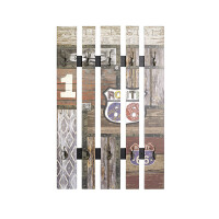 Haku Wandgarderobe in Vintage Optik "Route 66" 5