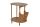 Ovaler Beistelltisch / Telefontisch aus Massivholz in Eiche Rustikal