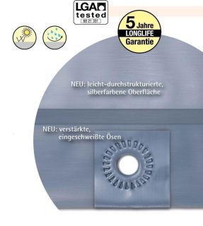 Landmann Schutzhülle für Marktschirme bis ø 450 cm aus verstärktem Polyethylen