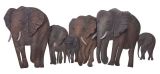 Wanddekoration " Elefantenfamilie"