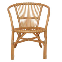 Rattansessel - Rattanstuhl inkl. Sitzkissen in Honigfarben 3