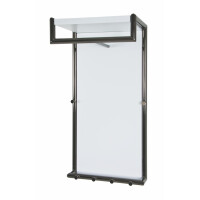 Haku Wandgarderobe in schwarz nickel-wei gallery