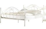 Metallbett - Doppelbett in weiß pulverbeschichtet 180 x 200 cm