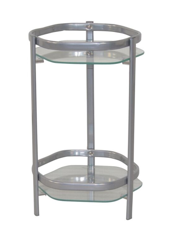 Blumenstnder Metall alufarben mit 2 Glasplatten - IchVerkaufeAlles.d,  46,00