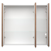 Posseik Spiegelschrank 3-türig, Walnuss-Nb. 3