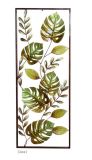 Wanddekoration "Blätter" im 2er-Set grün