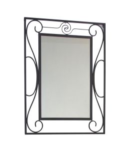 Wandspiegel Spiegel schwarz
