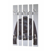 Haku Wandgarderobe grau-schwarz-Edelstah gallery
