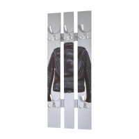 Haku Wandgarderobe grau-schwarz-Edelstah gallery
