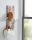 Haku Wandgarderobe aus Sicherheitsglas mit Printmotiv "Baumrinde"