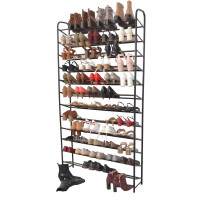 Schuhregal in schwarz (f&uuml;r ca. 50 Paar Schuhe)