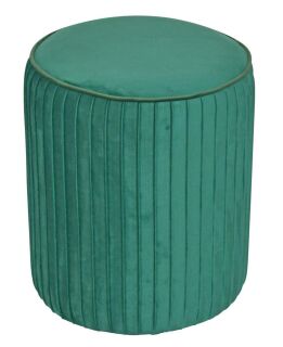 Sitzpouf Pouf Sitzhocker Fußhocker Hocker in Smaragdgrün