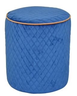 Sitzhocker Sitzpouf Pouf Fußhocker Hocker in Azurblau