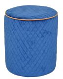 Sitzhocker Sitzpouf Pouf Fußhocker Hocker in Azurblau