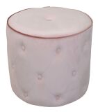 Hocker Sitzhocker Sitzpouf Pouf Fußhocker in Rose