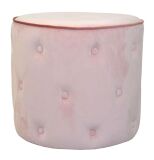 Hocker Sitzhocker Sitzpouf Pouf Fußhocker in Rose