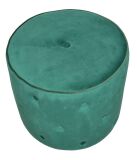 Hocker Sitzhocker Sitzpouf Pouf Fußhocker in Smaragdgrün