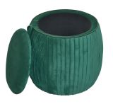Stauraum - Sitzhocker, smaragdgrün