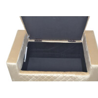 Sitzbank mit Stauraum, Beige 4