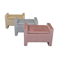 Sitzbank mit Stauraum, Beige 6