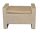 Sitzbank mit Stauraum, Beige