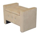 Sitzbank mit Stauraum, Beige