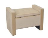 Sitzbank mit Stauraum, Beige