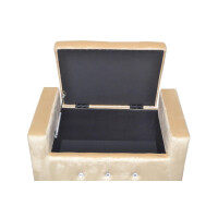 Sitzbank mit Stauraum, Beige 5