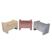 Sitzbank mit Stauraum, Beige 7