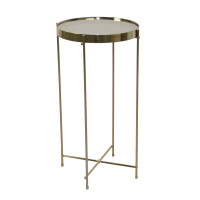 Beistelltisch, champagne gold ø 3 gallery