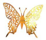 Wanddekoration "Schmetterling" Antik goldfarben