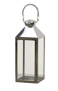Standlaterne - Laterne Metall/Glas 14x15x41,5 cm