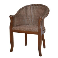 Rattan-Sessel, hellbraun gallery